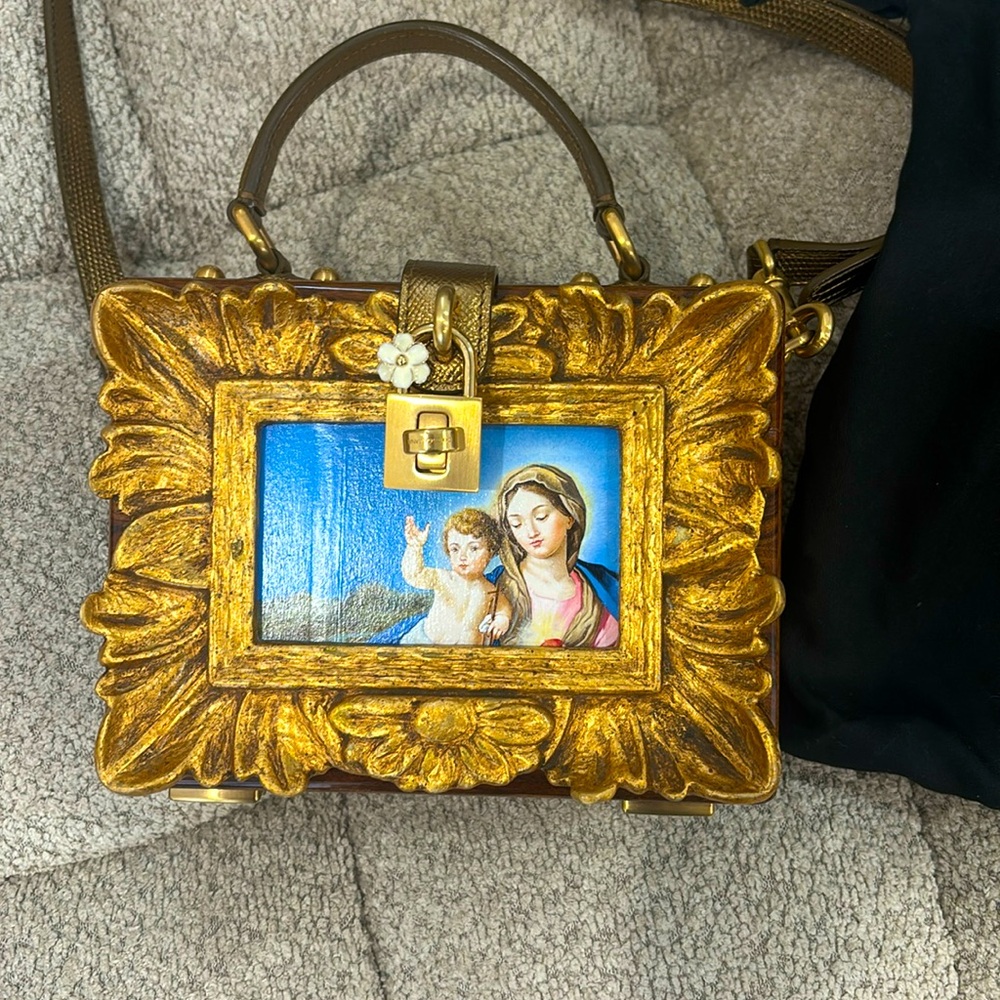 D&G limited edition clutch bag.